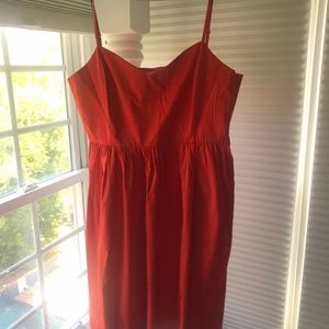 Reddish Orange Gap Dress
